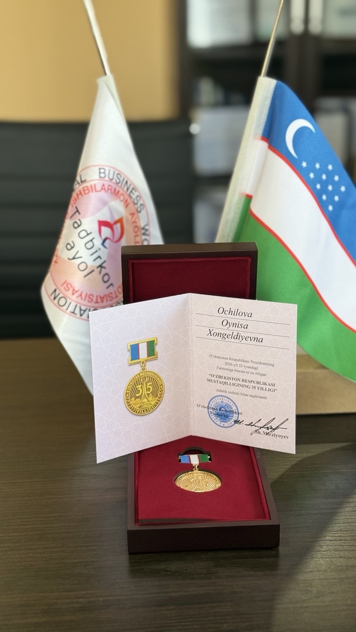 Yangi Oʻzbekiston ravnaqiga tadbirkor ayollarning hissasi: davlat mukofoti bilan yuksak eʼtirof